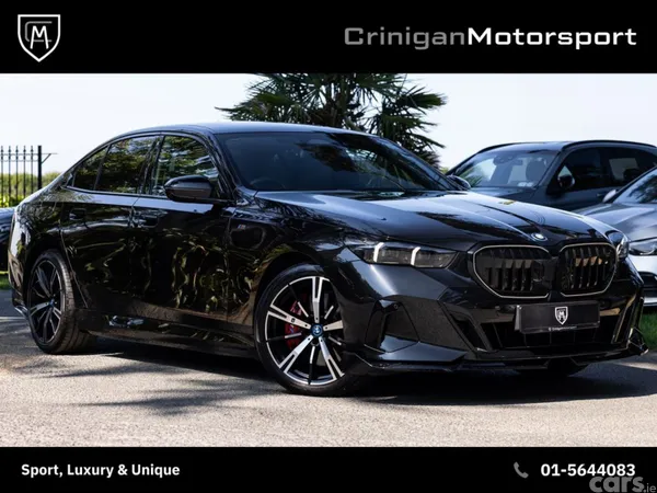 BMW 5-Series Saloon, Petrol Plug-in Hybrid, 2024, Black