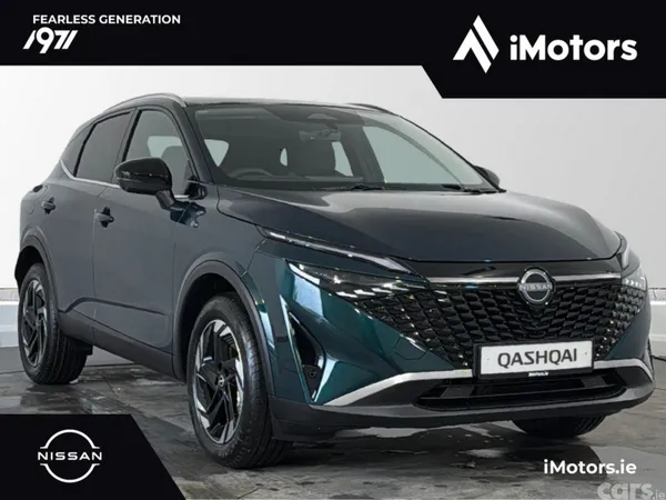Nissan Qashqai SUV, Petrol Hybrid, 2027, Green