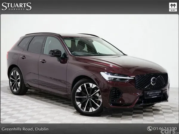 Volvo XC60 Estate, Petrol Plug-in Hybrid, 2025, Red