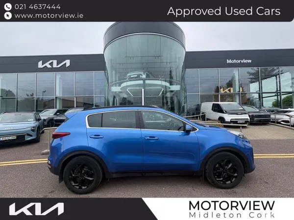 Kia Sportage SUV, Diesel Hybrid, 2021, Blue