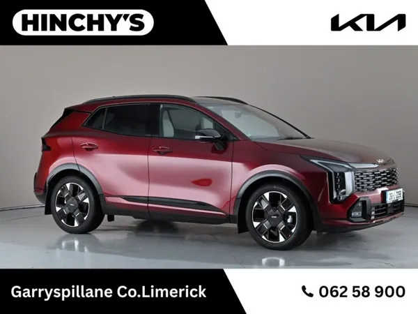 Kia Sportage SUV, Diesel Hybrid, 2026, Red