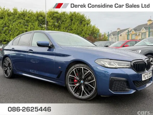 BMW 5-Series Saloon, Diesel, 2022, Blue