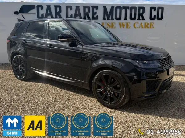 Land Rover Range Rover Sport SUV, Petrol Plug-in Hybrid, 2022, Black