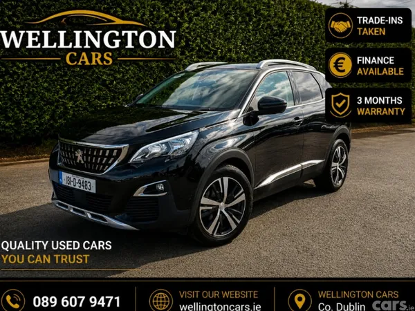 Peugeot 3008 MPV, Diesel, 2019, Black