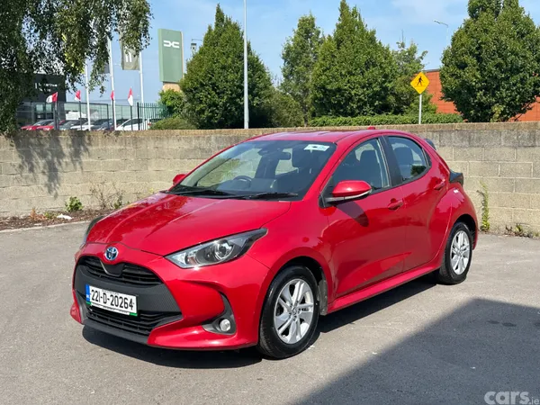 Toyota Yaris Hatchback, Petrol Hybrid, 2022, Red