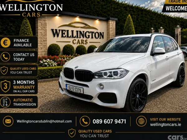 BMW X5 SUV, Petrol Plug-in Hybrid, 2017, White