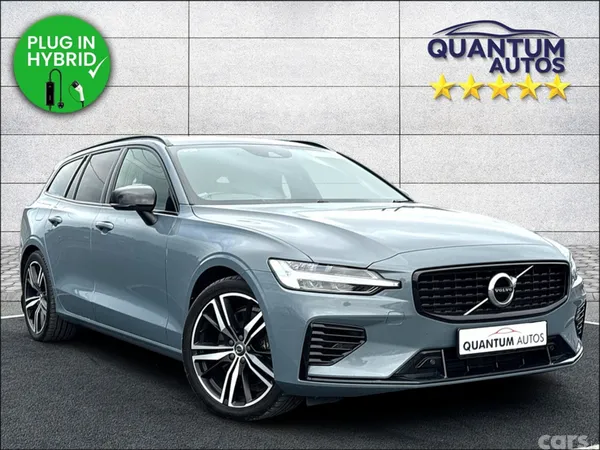 Volvo V60 Estate, Petrol Plug-in Hybrid, 2022, Grey