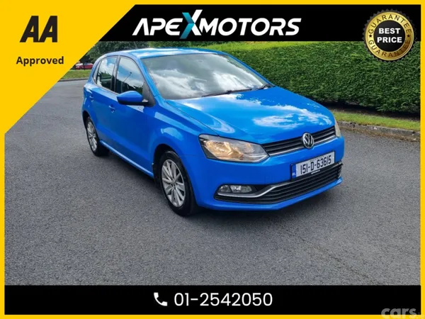 Volkswagen Polo Hatchback, Petrol, 2015, Blue