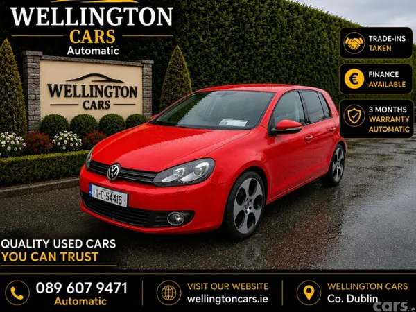 Volkswagen Golf Hatchback, Petrol, 2012, Red