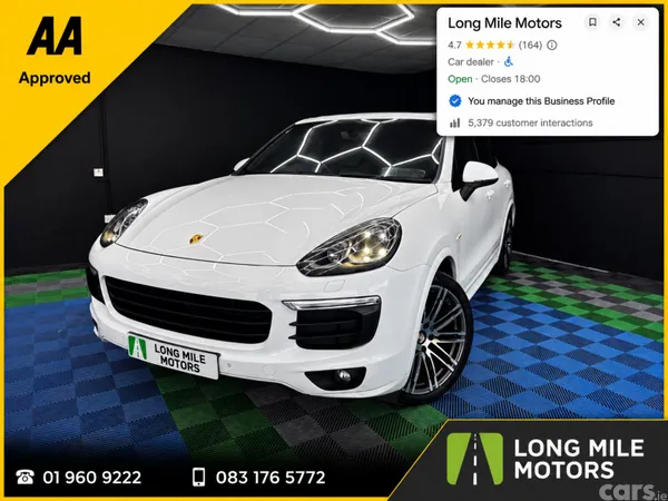 Porsche Cayenne SUV, Petrol Plug-in Hybrid, 2015, White