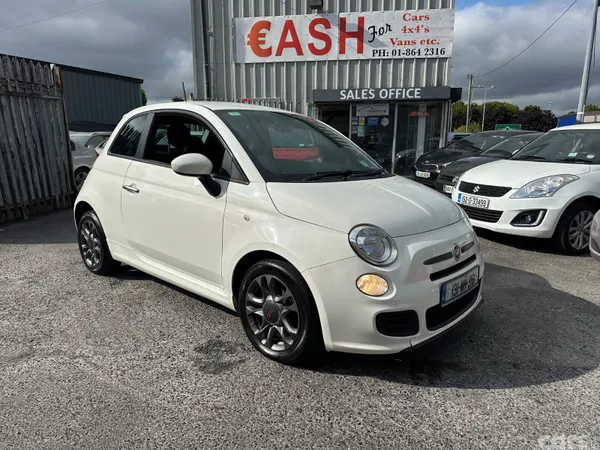 Fiat 500 Hatchback, Petrol, 2013, White