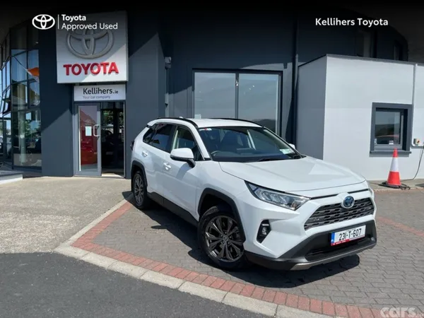 Toyota RAV4 SUV, Petrol Hybrid, 2023, White