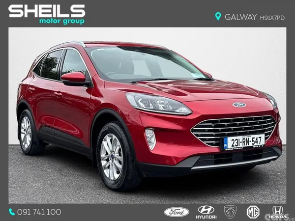 Ford Kuga SUV, Petrol Plug-in Hybrid, 2023, Red