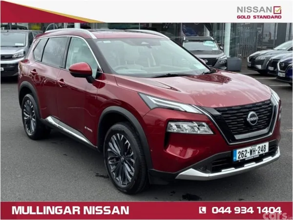 Nissan X-Trail SUV, Petrol Hybrid, 2026, Red