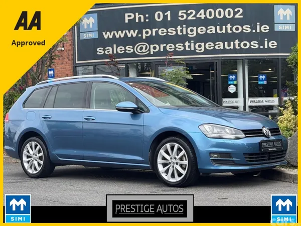 Volkswagen Golf Estate, Petrol, 2017, Blue