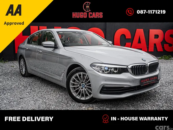 BMW 5-Series Saloon, Petrol Plug-in Hybrid, 2017, Grey