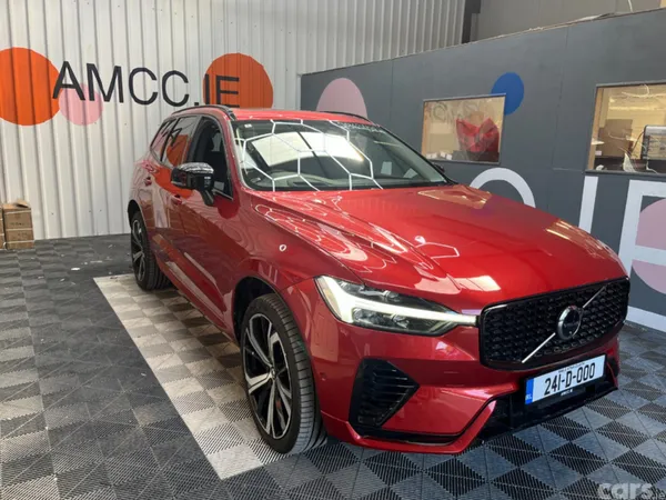 Volvo XC60 SUV, Petrol Plug-in Hybrid, 2024, Red