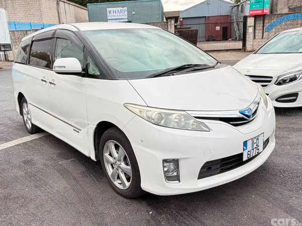 Toyota Estima MPV, Petrol Hybrid, 2011, White