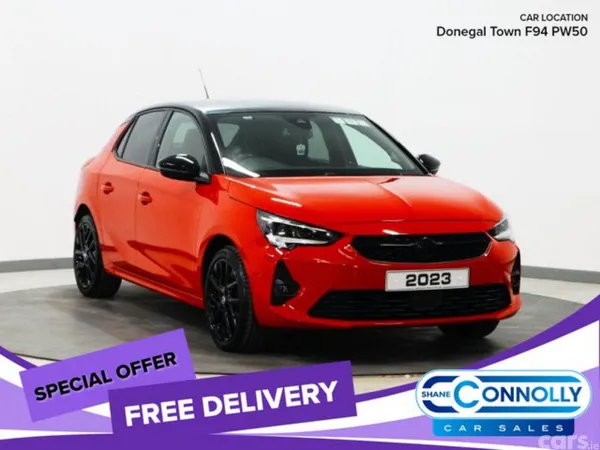 Vauxhall Corsa Hatchback, Electric, 2023, Red