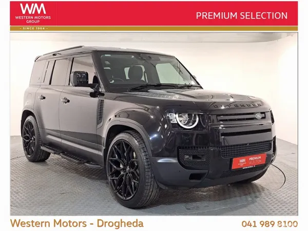 Land Rover Defender SUV, Petrol Plug-in Hybrid, 2023, Black