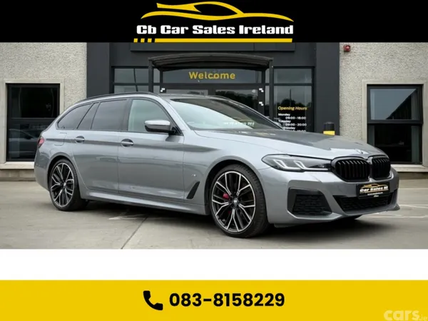 BMW 5-Series Estate, Diesel Hybrid, 2023, Grey