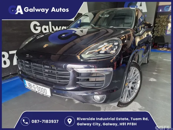 Porsche Cayenne SUV, Diesel, 2018, Black