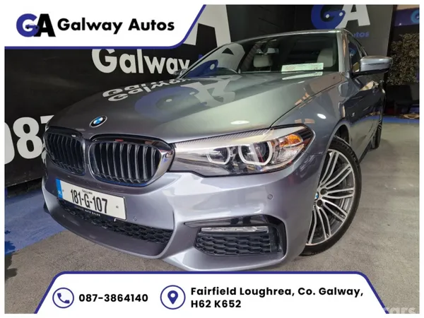 BMW 5-Series Saloon, Diesel, 2018, Grey