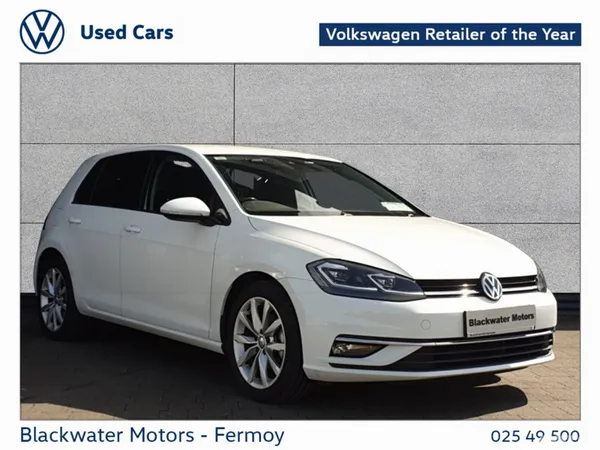 Volkswagen Golf Hatchback, Petrol, 2018, White