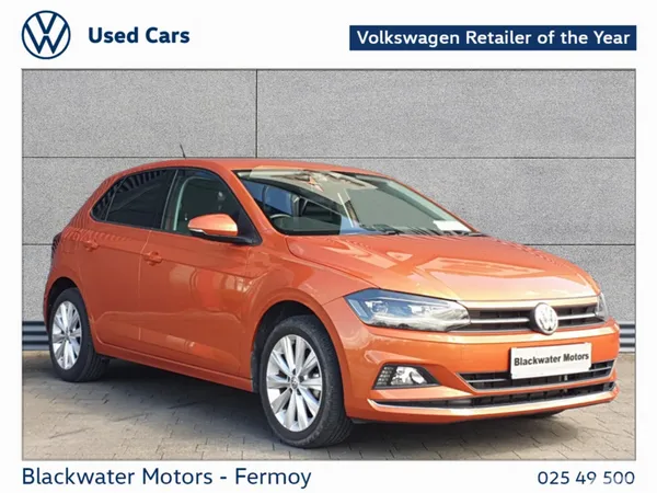 Volkswagen Polo Hatchback, Petrol, 2018, Orange