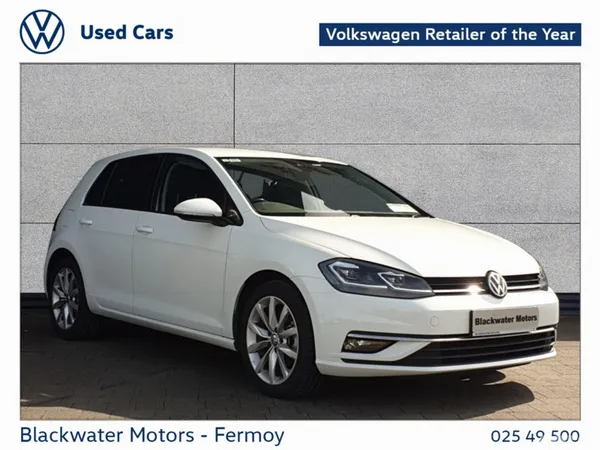 Volkswagen Golf Hatchback, Petrol, 2019, White