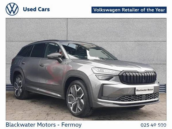 Skoda Kodiaq SUV, Petrol Plug-in Hybrid, 2025, Grey