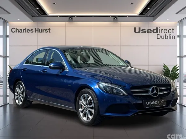 Mercedes-Benz C-Class Saloon, Petrol Plug-in Hybrid, 2018, Blue