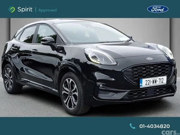 Ford Puma MPV, Petrol Hybrid, 2022, Black