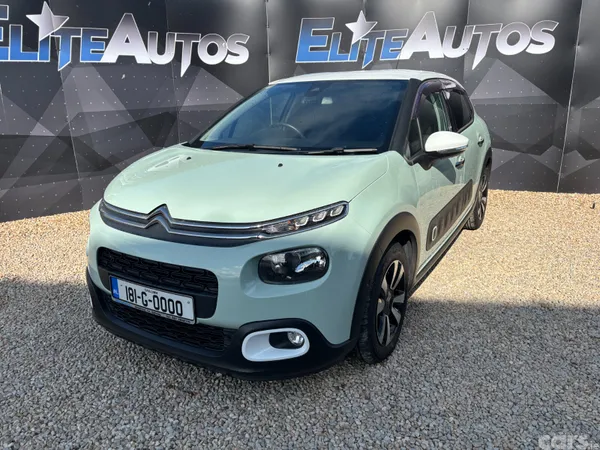Citroen C3 Hatchback, Petrol, 2018, Green