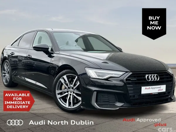 Audi A6 Saloon, Petrol Plug-in Hybrid, 2021, Black