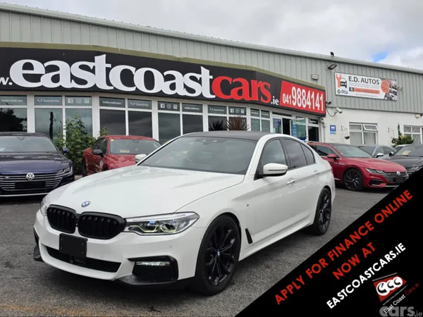 BMW 5-Series Saloon, Diesel, 2017, White