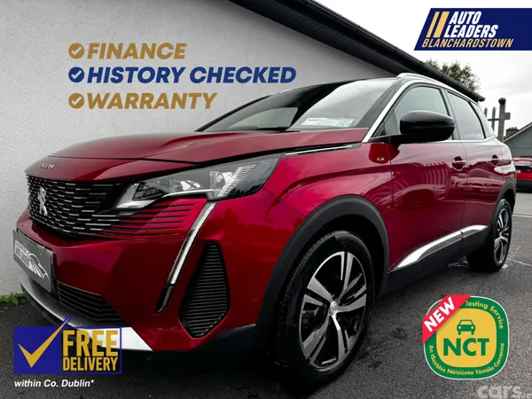 Peugeot 3008 SUV, Petrol Hybrid, 2024, Red