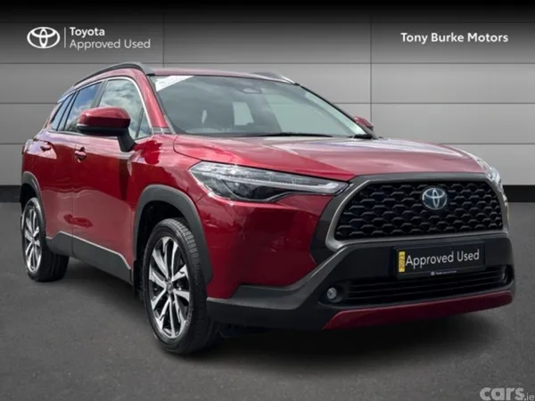 Toyota Corolla Cross SUV, Petrol Hybrid, 2023, Red