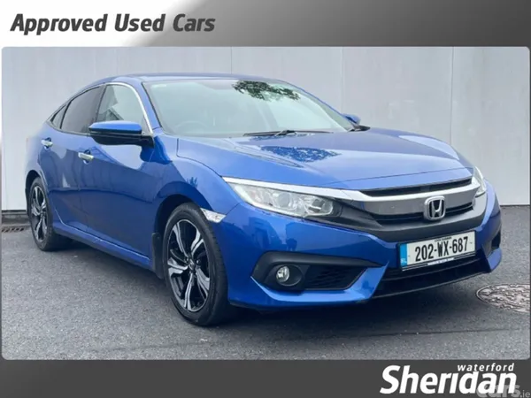 Honda Civic Saloon, Petrol, 2020, Blue