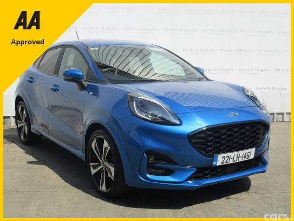 Ford Puma MPV, Petrol Hybrid, 2022, Blue