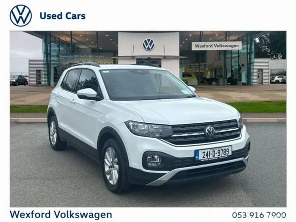 Volkswagen T-Cross SUV, Petrol, 2024, White