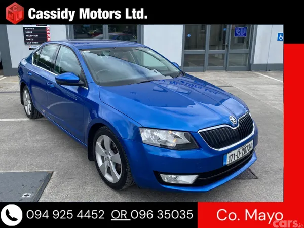 Skoda Octavia Saloon, Diesel, 2017, Blue