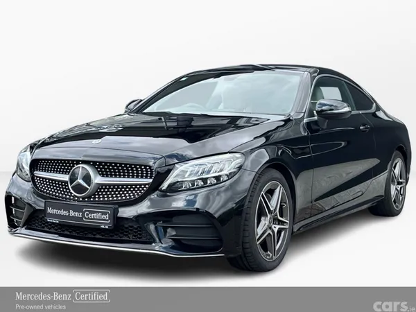 Mercedes-Benz C-Class Coupe, Petrol Hybrid, 2022, Black