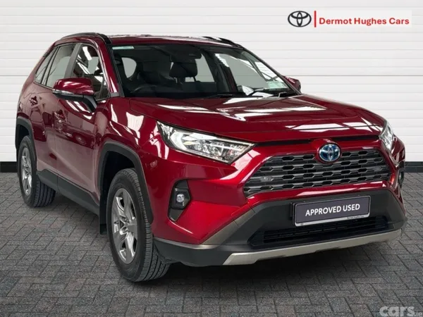 Toyota RAV4 SUV, Petrol Hybrid, 2023, Red