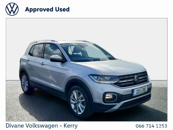 Volkswagen T-Cross Hatchback, Petrol, 2022, Silver