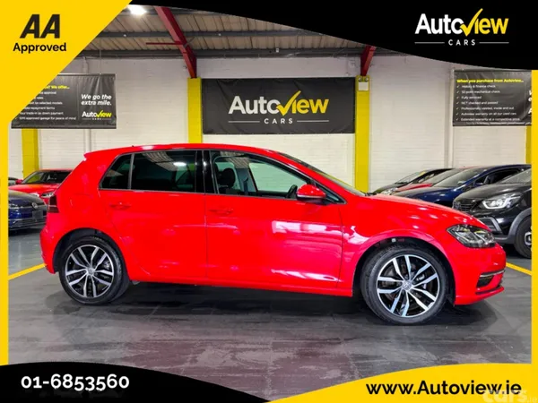 Volkswagen Golf Hatchback, Petrol, 2019, Red