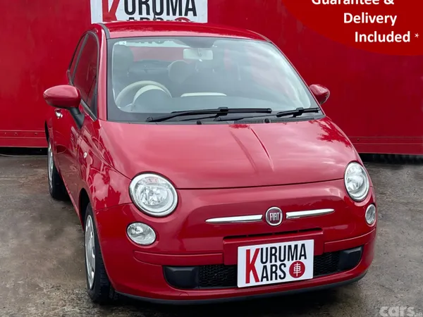 Fiat 500 Hatchback, Petrol, 2016, Red