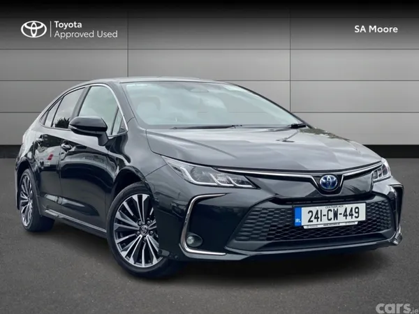 Toyota Corolla Saloon, Petrol Hybrid, 2024, Black