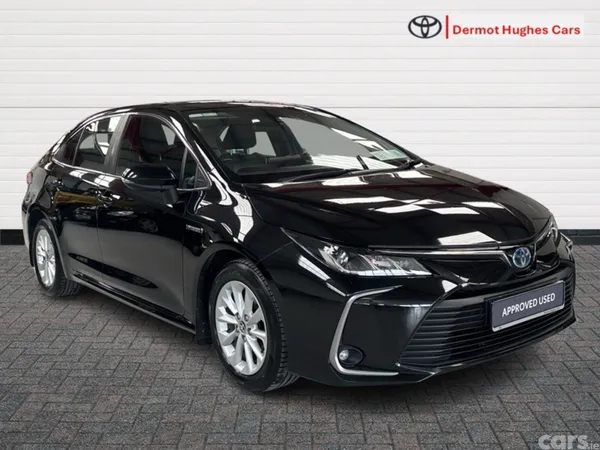 Toyota Corolla Saloon, Petrol Hybrid, 2021, Black
