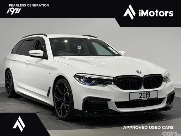 BMW 5-Series Estate, Diesel, 2019, White